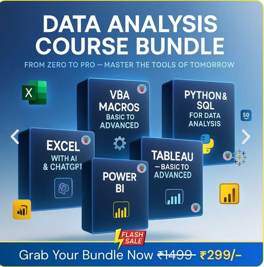 5-in-1 Data Analysis Course Bundle - Image 3